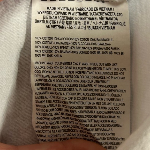 Cropped vans long sleeve size small - Picture 4 of 4